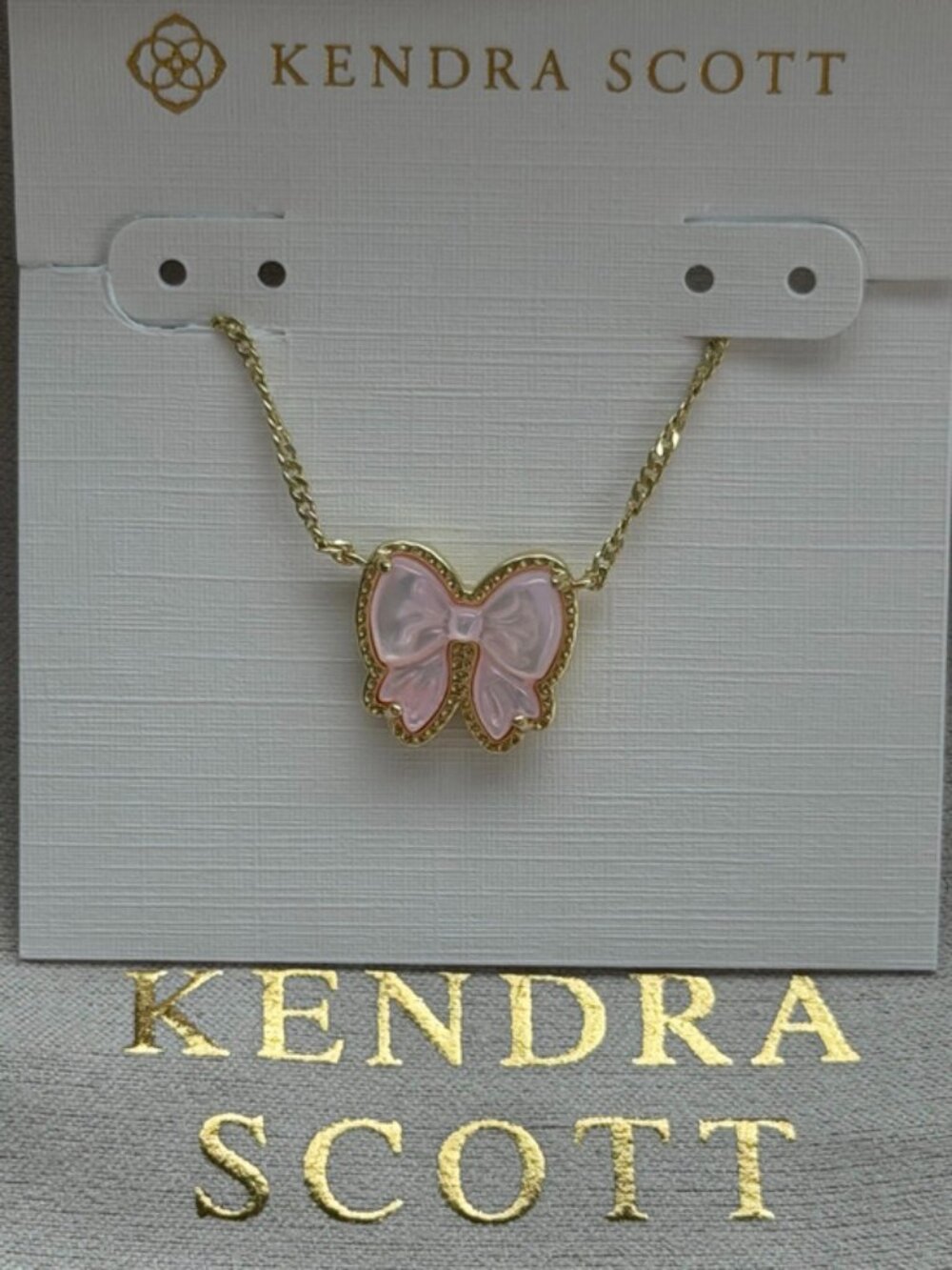 Kendra Scott Pink Pendant Necklace